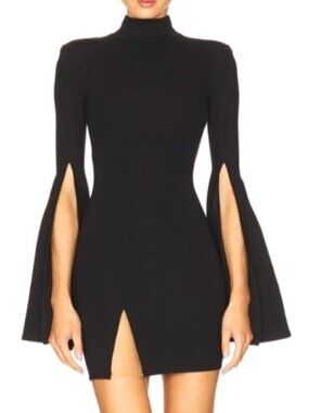 Michael Costello X Revolve Women Sz Small Mr. Gibson Mini Dress High-Neck Dress